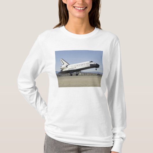 Hoofdlandingsgestel van de Space Shuttle Endeavor T-shirt (Voorkant)