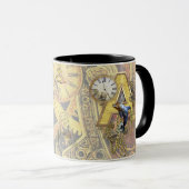 Hoofdletter A van het alfabet-monogram Mok (Voorkant rechts)