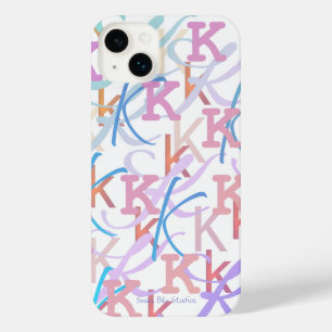Hoofdletter Confetti "K" iPhone Hoesje