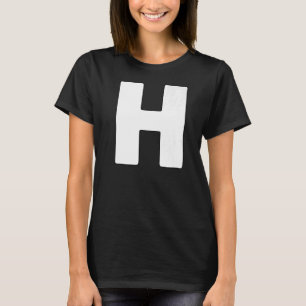 Hoofdletter H Matching Group Letters Alphabet C T-shirt