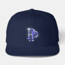 Hoofdletter P logo ontwerp (Blauw)