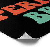 Hoofdletters en periodes Bruh Poster (Hoek)