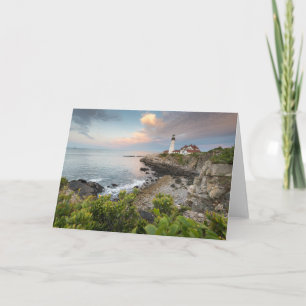 HoofdLicht   Kaap Elizabeth, ME van Portland Kaart