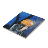 Hoofdloze motorfiets tegeltje (Zijkant)