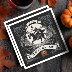 Hoofdloze Ruiter Sleepy Hollow Halloween Servet