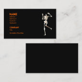 Hoofdloze skelet visitekaartje (Voorkant / Achterkant)