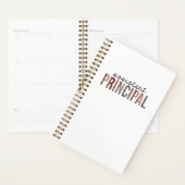 Hoofdmedewerker Leopard Print Funny Planner (Display)