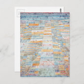 Hoofdpad en doorgang door Paul Klee Briefkaart (Voorkant / Achterkant)