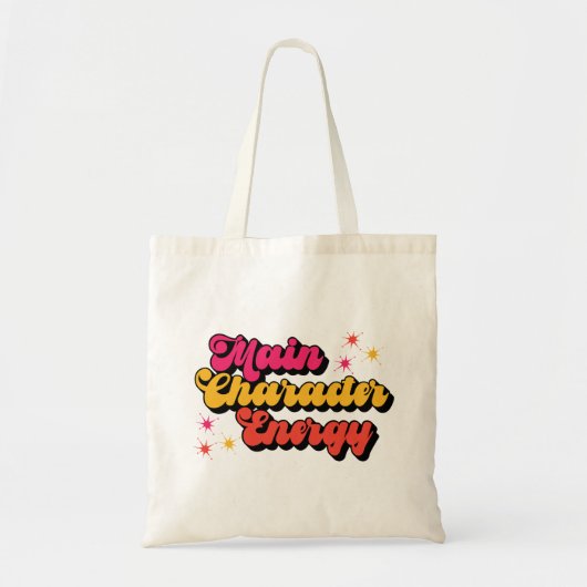 Hoofdpersonage Energy Bookish Tote Bag (Voorkant)