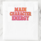 Hoofdpersoon Energie Sticker - Esthetisch (Tas)