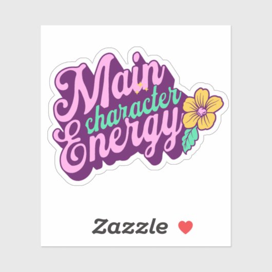 Hoofdpersoon Energy Book Lover Sticker (Vel)