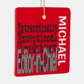 Hoofdredacteur van het USTOM Keramisch Ornament (Rechts)