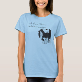 Hoofdrukken op je hart t-shirt