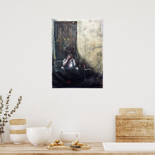 "HOOFDSCHADE #1" POSTER (Keuken)