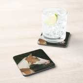 Hoofdschot 2 van het schilderpaard onderzetter (Rechterzijde)