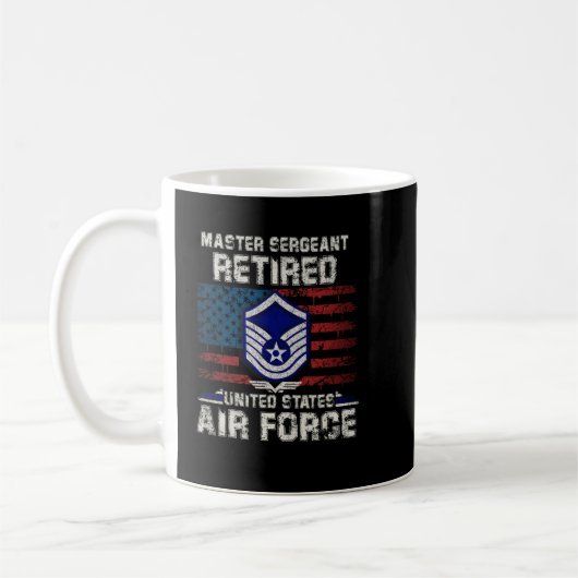 Hoofdsergeant in ruste Militaire Retirem Koffiemok (Links)