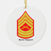 Hoofdsergeant Keramisch Ornament (Voorkant)