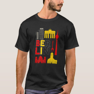 Hoofdstad Berlijn van Duitsland T-shirt