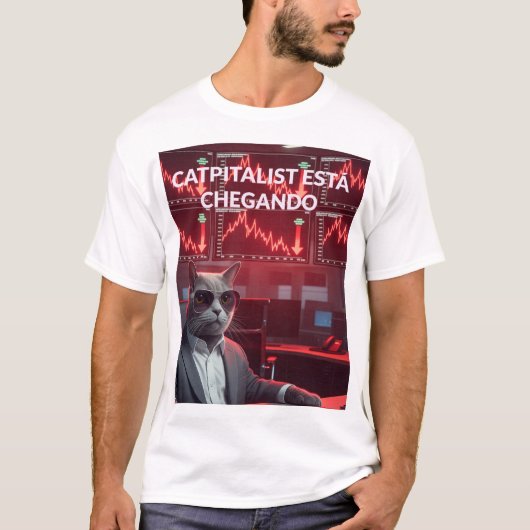 Hoofdstad: Comédia do Crash do Mercado T-shirt (Voorkant)