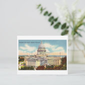  hoofdstad in Madison, Wisconsin Briefkaart (Staand voorkant)