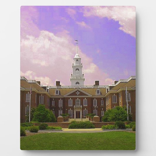 Hoofdstad van Delaware Fotoplaat (Voorkant)