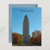 Hoofdstad van Nebraska in Lincoln, Nebraska Briefkaart (Voorkant / Achterkant)