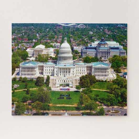 Hoofdstad van Washington. Legpuzzel (Horizontaal)