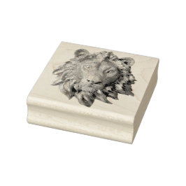 Hoofdstempel van de lion 	rubberstempel