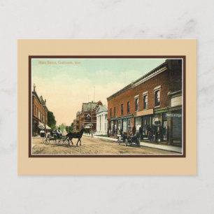  hoofdstraat Coaticook, Quebec Briefkaart