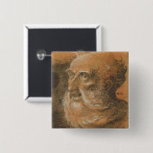 Hoofdstudie, 1522 vierkante button 5,1 cm (Voorkant /achterkant)