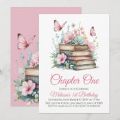 Hoofdstuk 1 1e meisjesboek Thema eerste verjaardag Kaart (Voorkant / Achterkant)