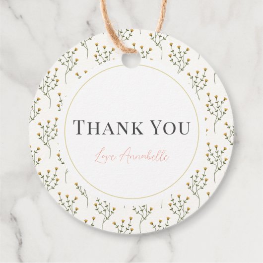 Hoofdstuk 1 Tea Butterfly Storybook 1e verjaardag Bedankjes Labels (Achterkant)