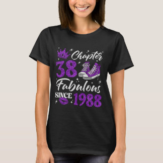 Hoofdstuk 38 Fantastisch sinds 1988 38e verjaardag T-shirt