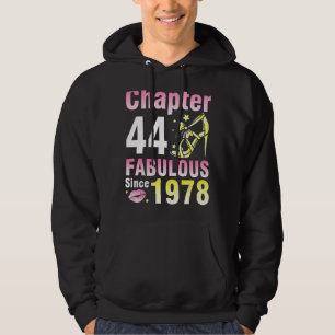 Hoofdstuk 44 jaar oud geweldig sinds 1978. hoodie