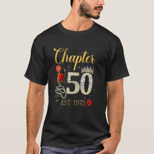 Hoofdstuk 50 Jaar Oost 1972 50ste verjaardag Rode T-shirt