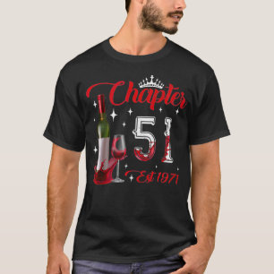 Hoofdstuk 51 YO Est 1971 51st Bodemwijn T-shirt