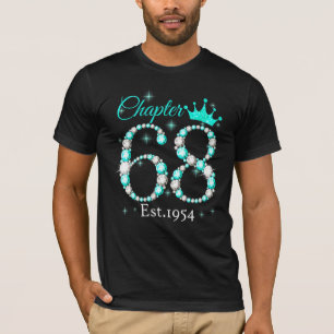 Hoofdstuk 68 Oost-1954 68 jaar Oude 68ste geboorte T-shirt