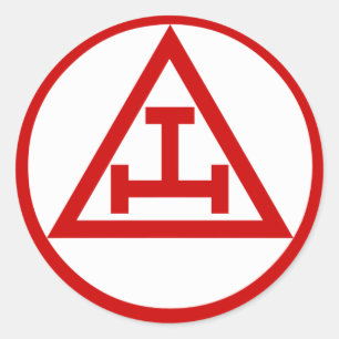 Hoofdstuk Koninklijke Arch Ronde Sticker