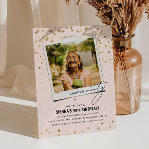 Hoofdstuk Negentig Leuk Moderne Foto 90ste Verjaar Kaart