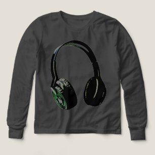 Hoofdtelefoon artwork muziekliefhebber