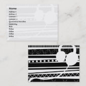 Hoofdtelefoon - Chubby Visitekaartje (Voorkant / Achterkant)