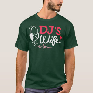 Hoofdtelefoon Disc Jockey Music Lover Funny DJs Wi T-shirt