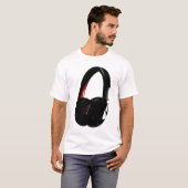 Hoofdtelefoon Pop Art Head Phone T-shirt (Voorkant volledig)