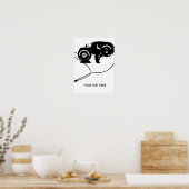 Hoofdtelefoon Poster (Keuken)