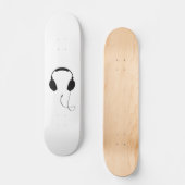 Hoofdtelefoon Skateboard (Voorkant)