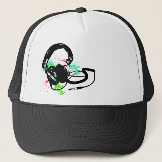 hoofdtelefoon trucker pet (Voorkant)
