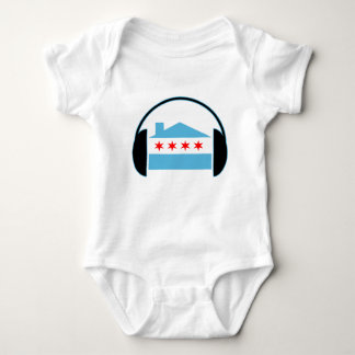 Hoofdtelefoon van Chicago House Flag Romper