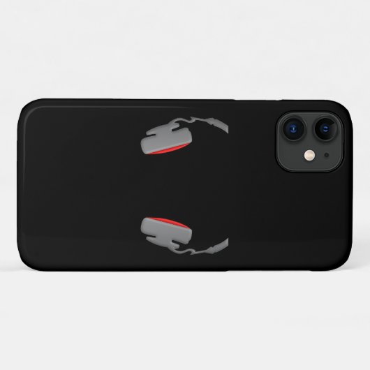 Hoofdtelefooncel Eenvoudig en Classy Case-Mate iPhone Case (Achterkant (horizontaal))