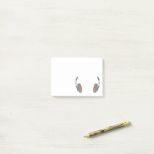 Hoofdtelefooncel Eenvoudig en Classy Post-it® Notes (Op bureau)