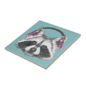 Hoofdtelefooncel Tegeltje (Zijkant)